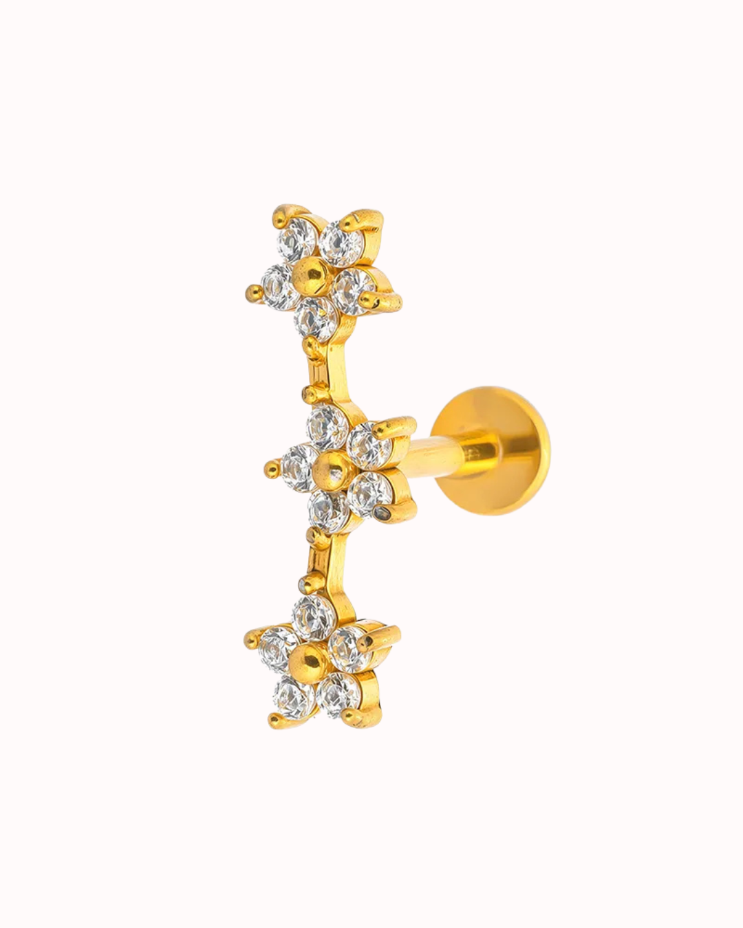 Piercing triple flor