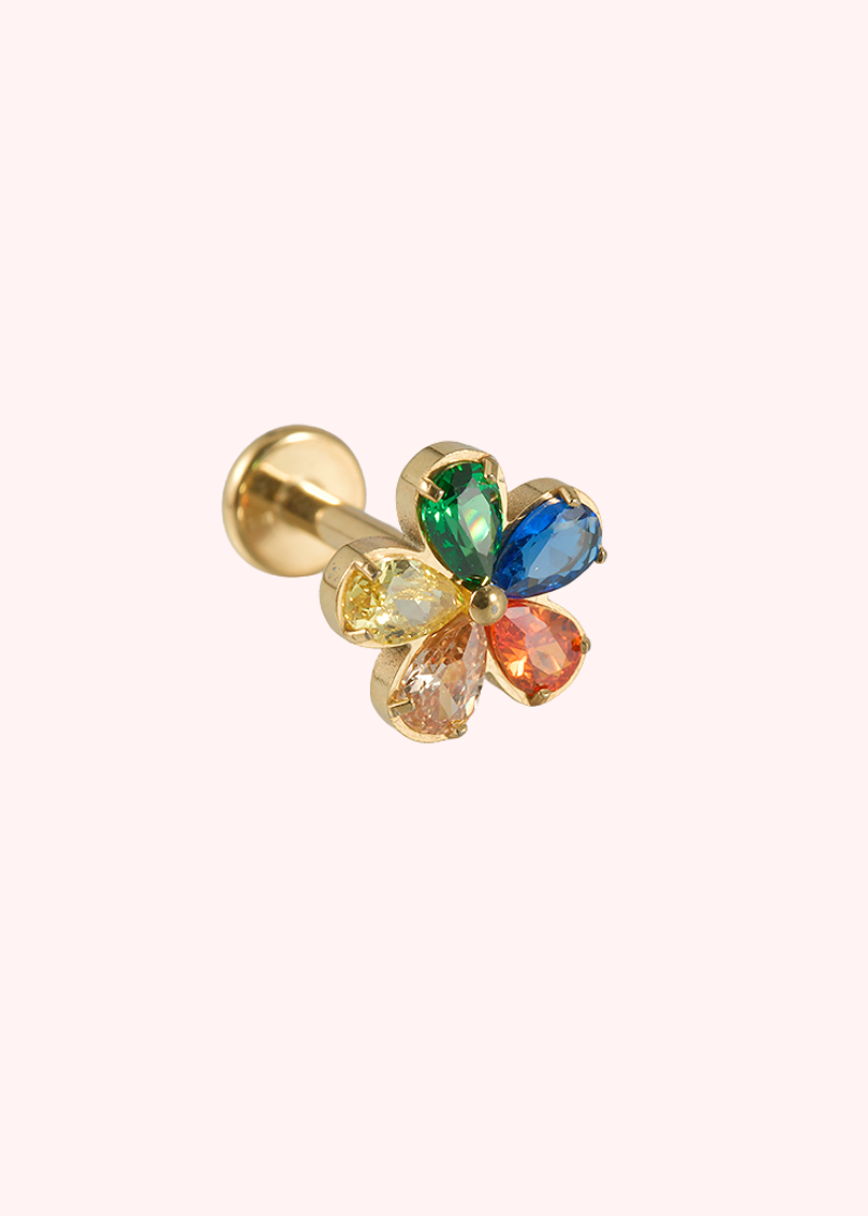 Piercing Flor color
