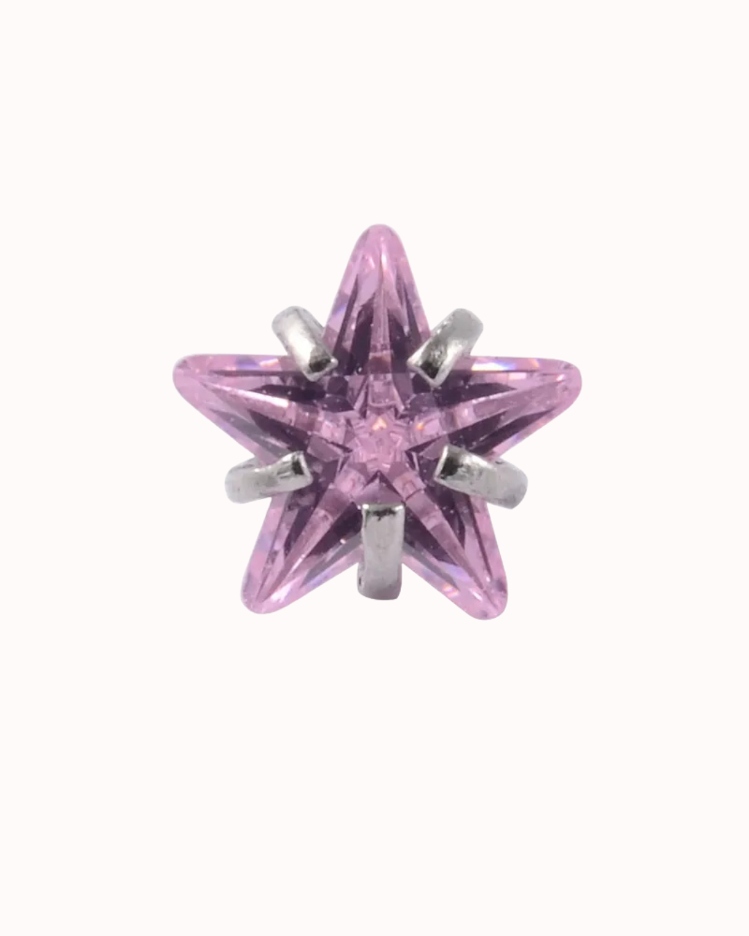 Piercing Estrella rosa