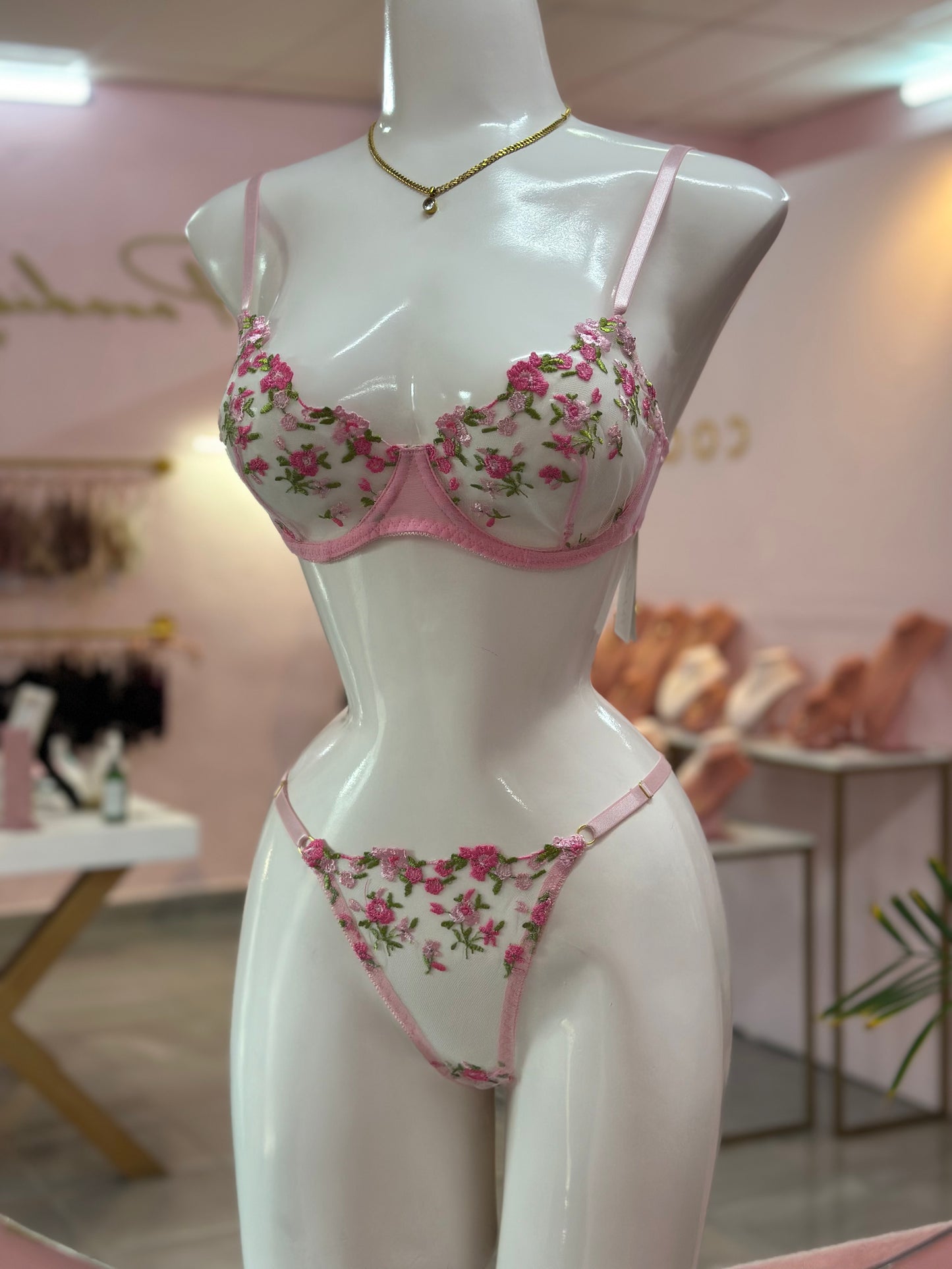 Set Spring rosa